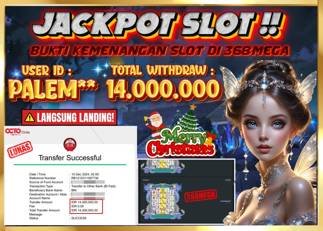 368MEGA JACKPOT Rp 14.000.000 - LUNAS!!!