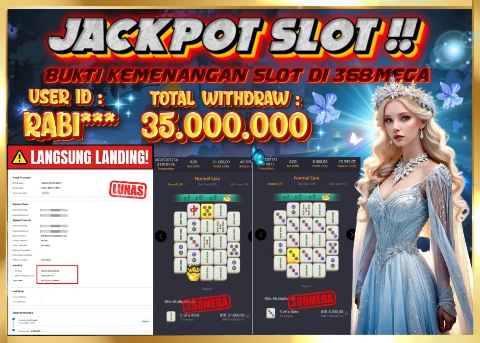 368MEGA JACKPOT Rp 35.000.000 - LUNAS!!!