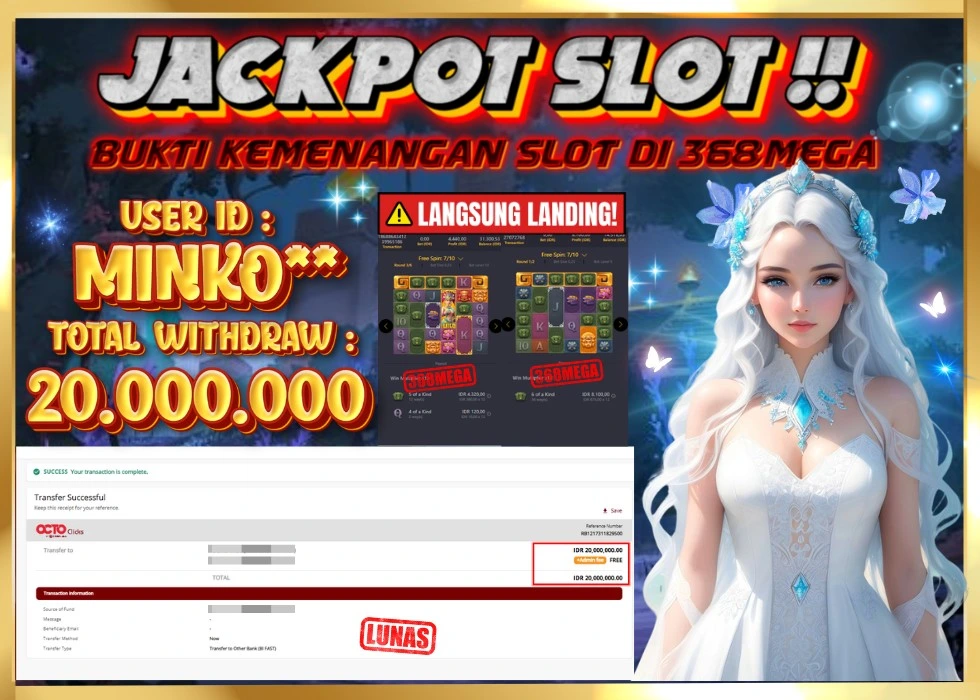 368MEGA JACKPOT Rp 20.000.000 - LUNAS!!!