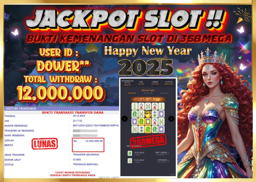 368MEGA JACKPOT Rp 12.000.000 - LUNAS!!!