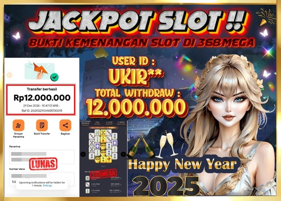 368MEGA JACKPOT Rp 12.000.000 - LUNAS!!!